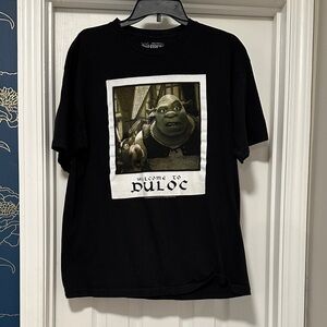 Black Shrek Graphic T-Shirt